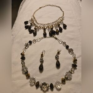 Vintage LC Necklaces With Matching Earings